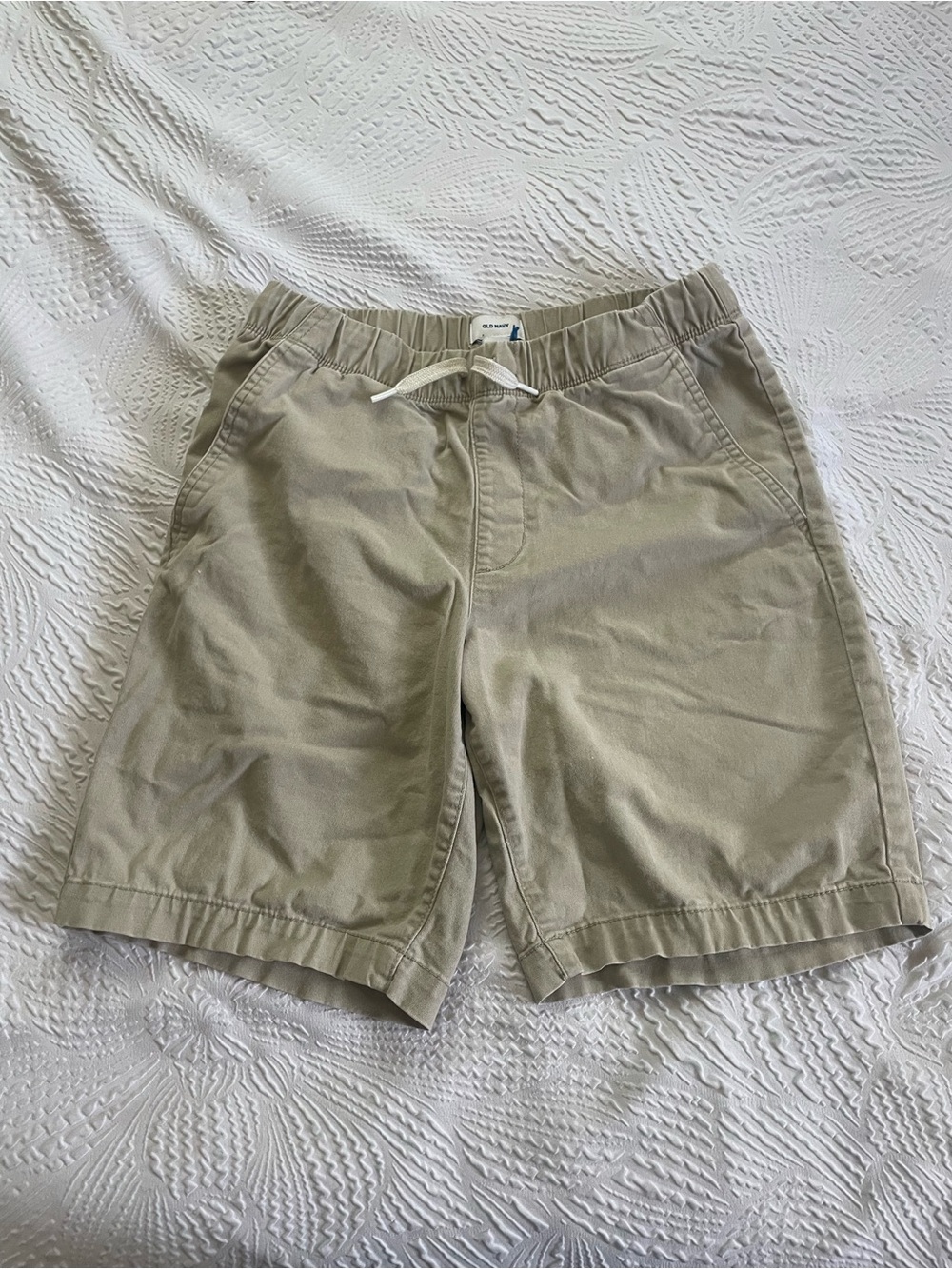 Old Navy- Boys Drawstring Khaki Shorts